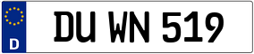 Truck License Plate
